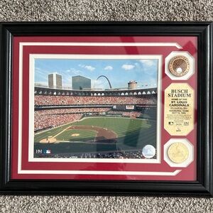 St. Louis Cardinals Framed Stadium Photo with Black Frame